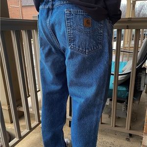 Carharrt blue stone-washed baggy jeans - SIZE 38 X 34